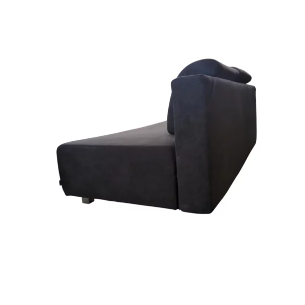 Zwei-Sitzer Sofa Grau – Bild 2