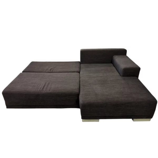 Couch, ausziehbar - Braun – Bild 2