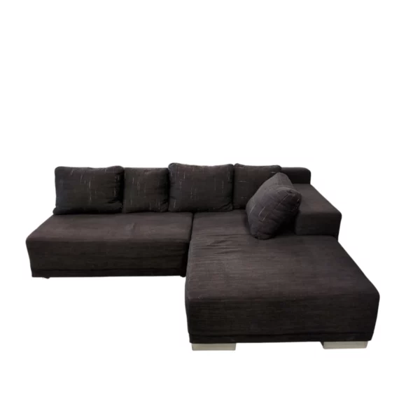 Couch, ausziehbar - Braun – Bild 3