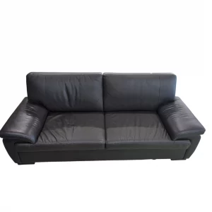 Couch, 2-Sitzer - Echt Leder