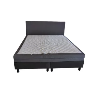 Boxspringbett, Grau