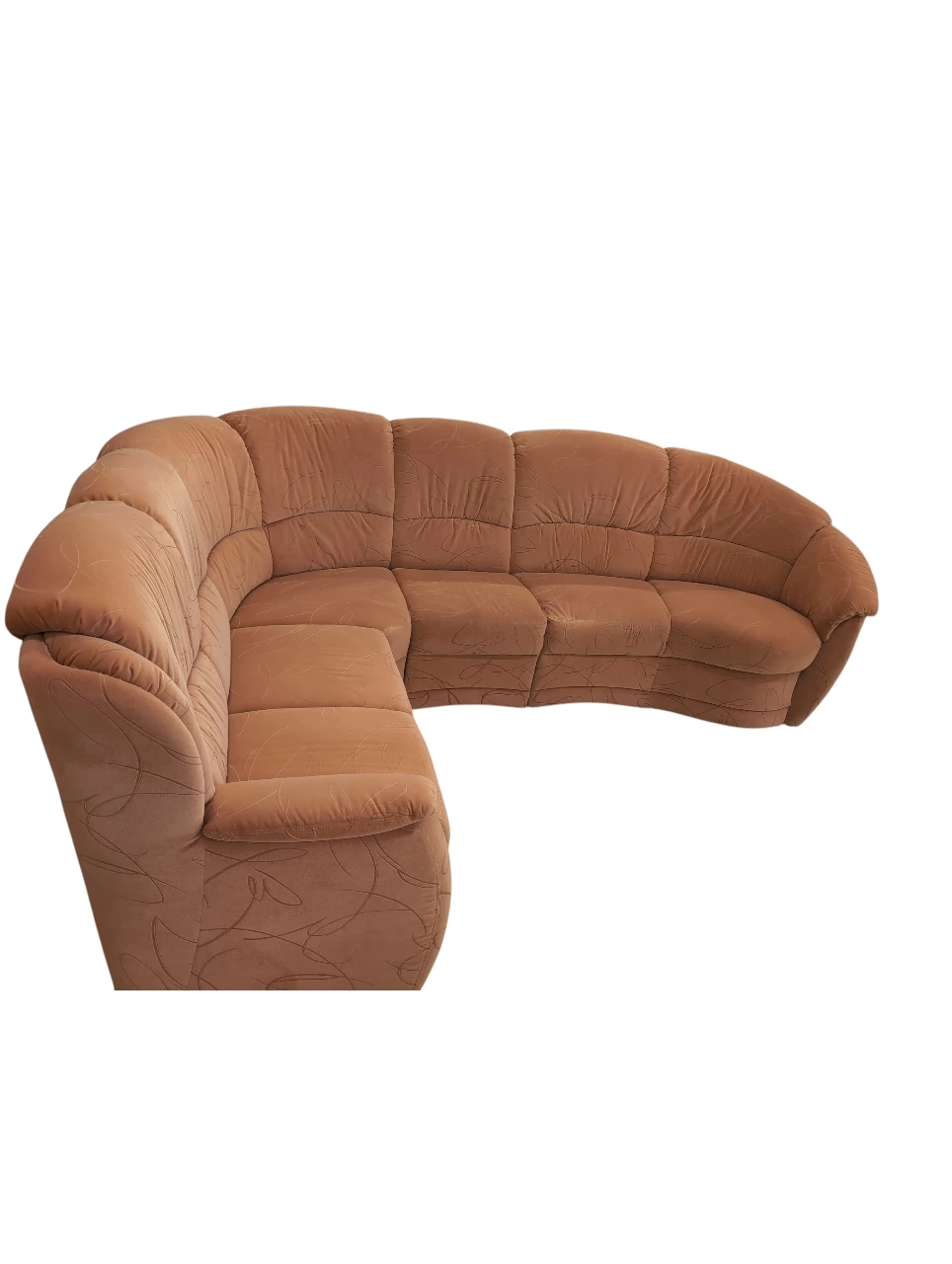 Eckcouch Rostrot