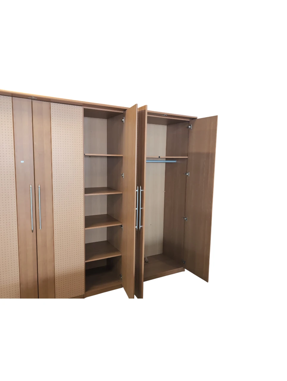 Kleiderschrank 5-türig mit Spiegel – Bild 2