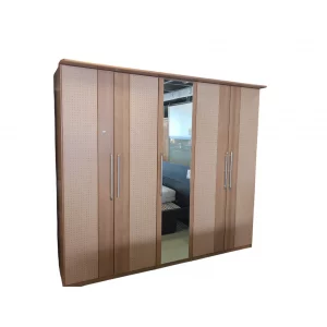 Kleiderschrank 5-türig mit Spiegel