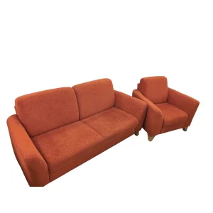 2-Sitzer mit Sessel - Federkern