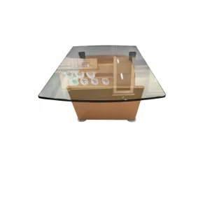 Couchtisch - Holz & Glas