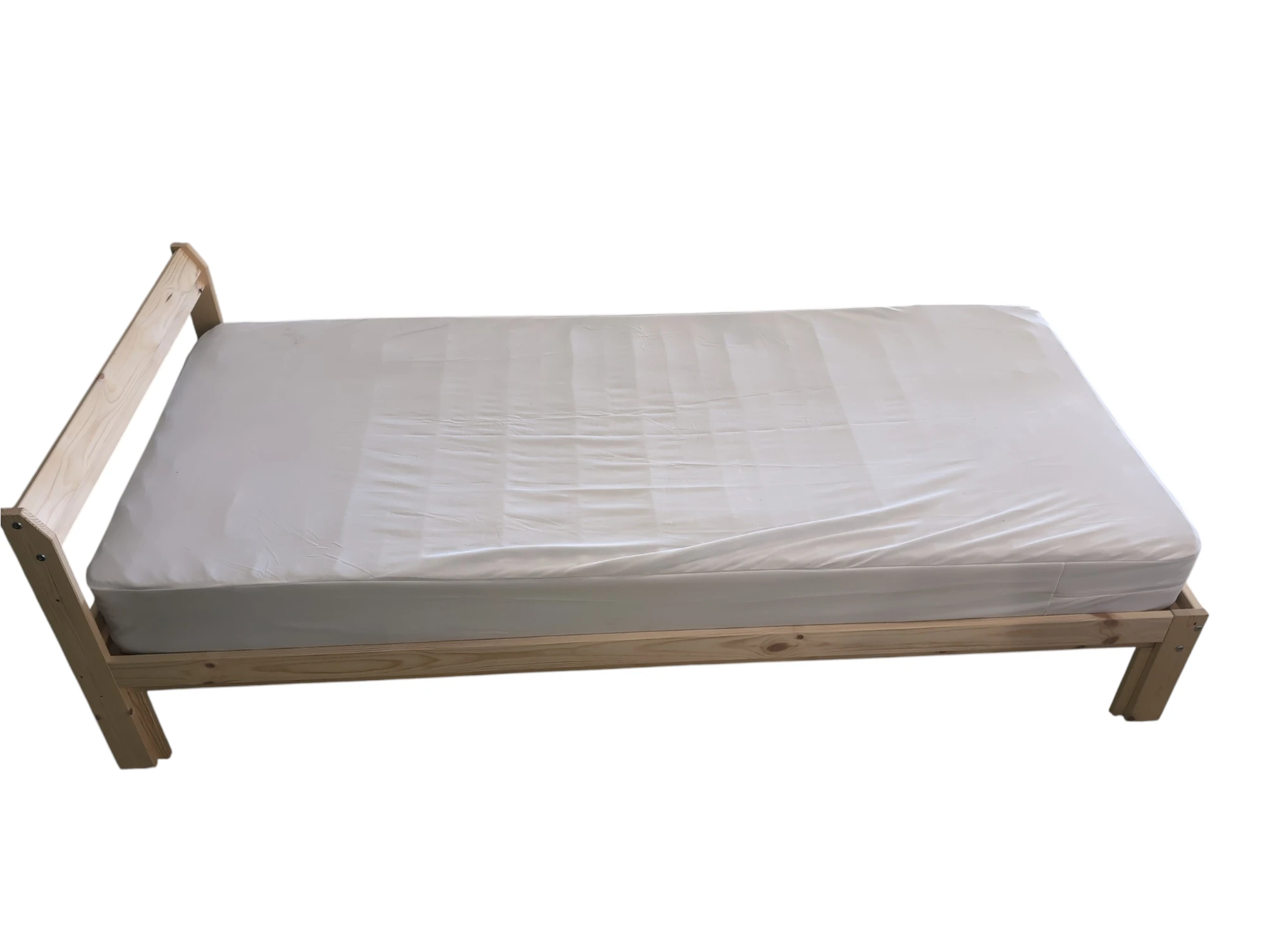 Einzelbett mit Lattenrost und Matratze – Bild 3