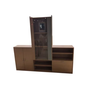 Vitrine Hellgrau