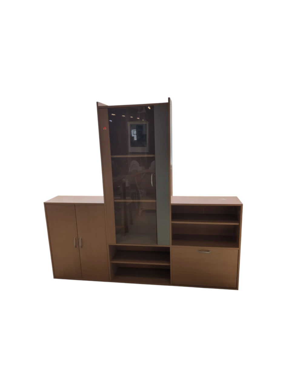 Vitrine Hellgrau