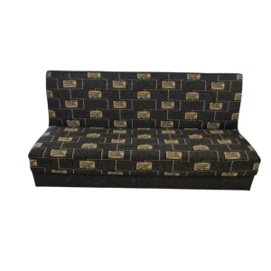 Schlafsofa Dunkelgrau gemustert